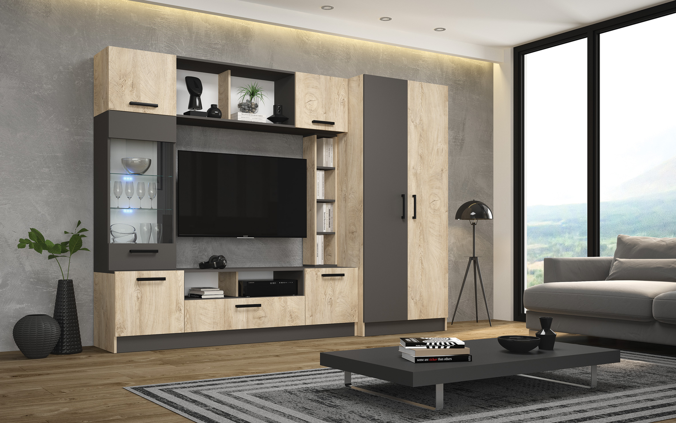 GrammiDeco - Έπιπλα | Κουζίνες | Κρεβάτια | Καναπέδες 27 Σύνθετα σαλονιού