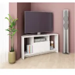 ασπρα γυαλιστερα επιπλα τηλεορασης