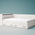 Κρεβάτι ημίδιπλο με συρτάρια και στρώμα 12-67-150