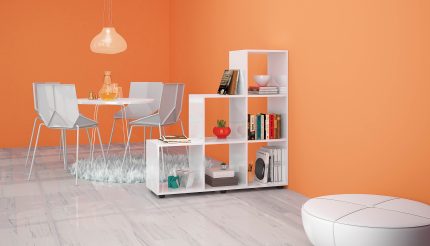 Βιβλιοθήκη διαχωριστικό χώρου