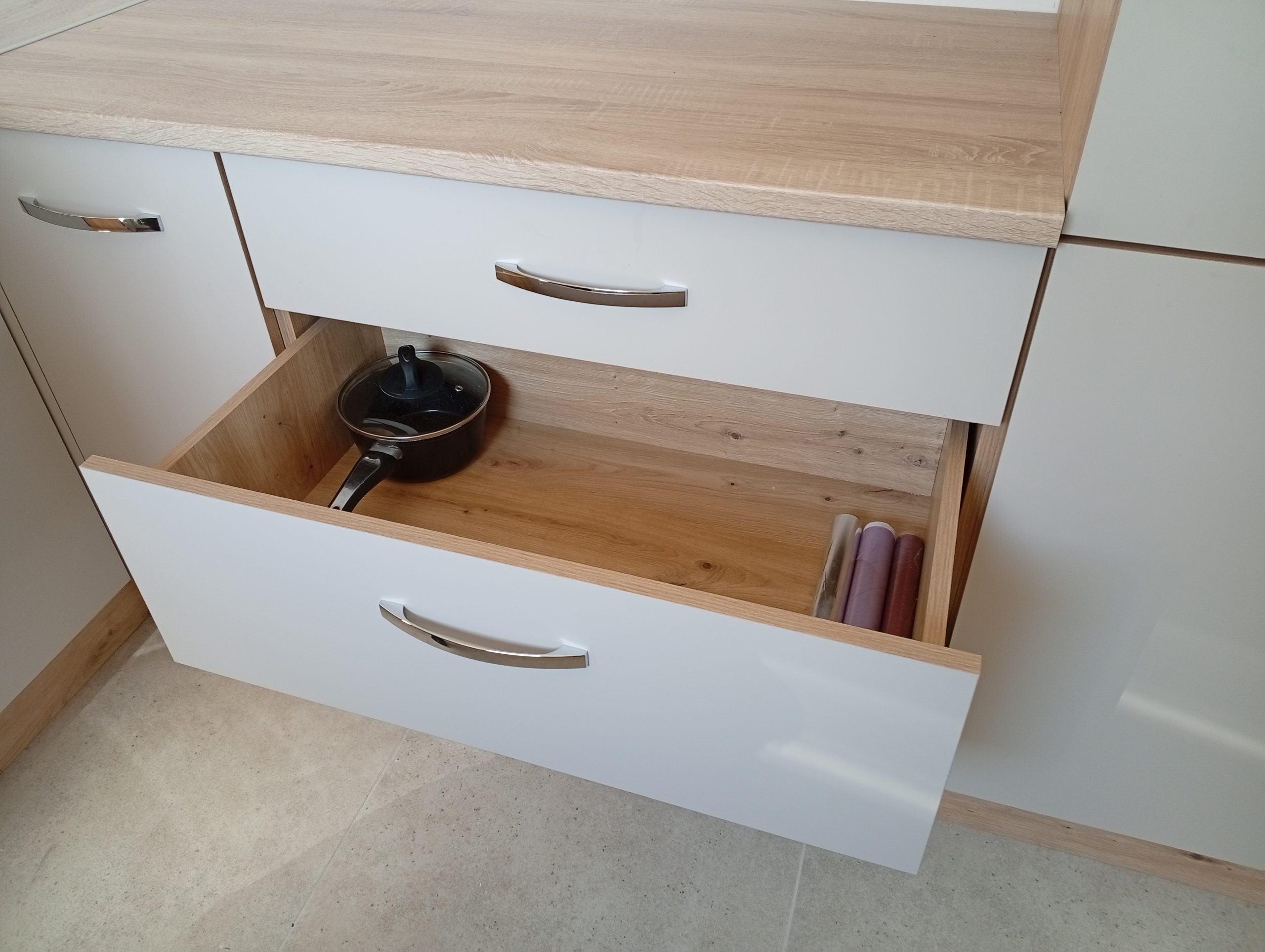 Σύνθεση κουζίνας MDF 07-00-459 2 συρταριέρα κούζινας