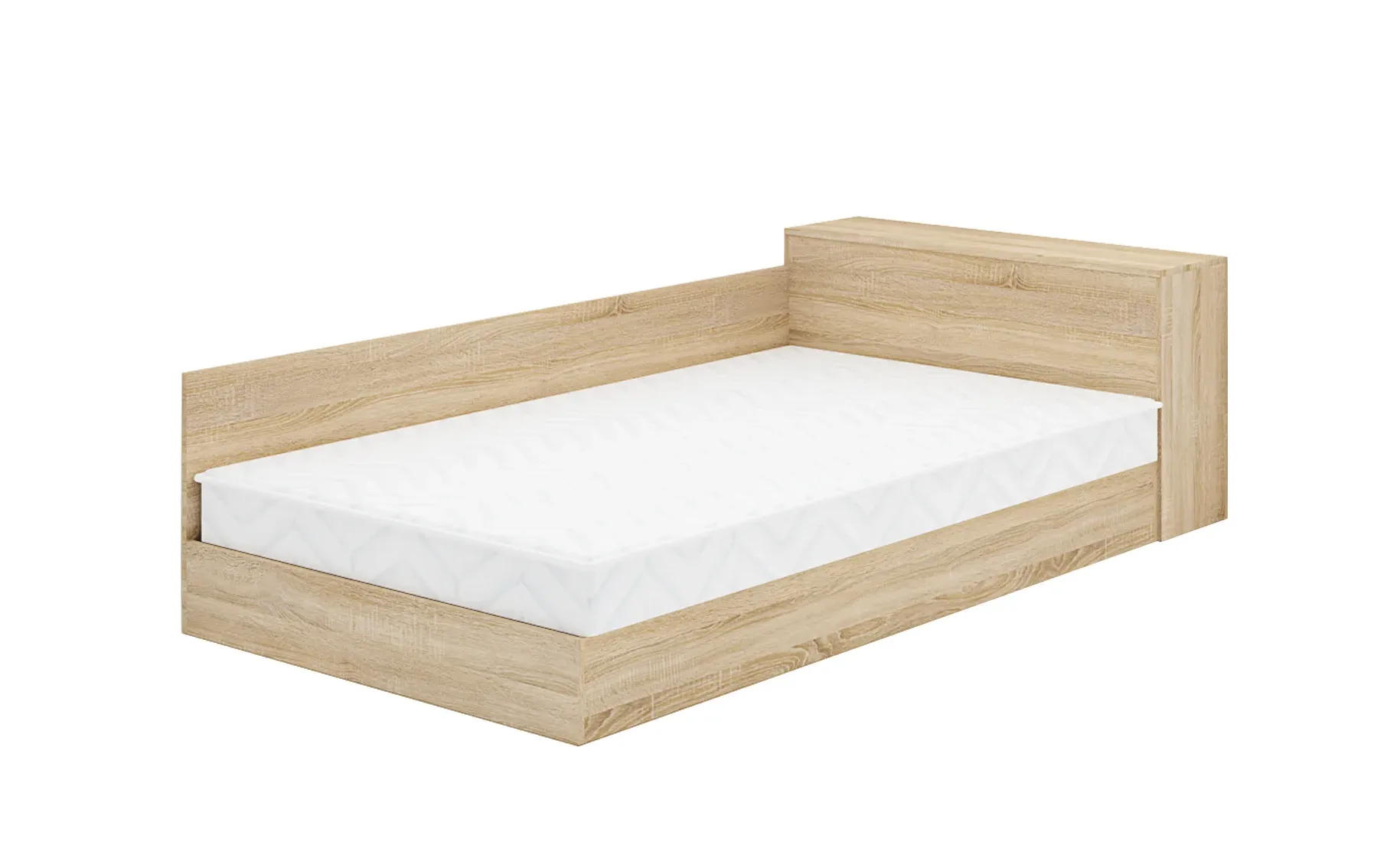 Κρεβάτι ημίδιπλο με στρώμα πατρα