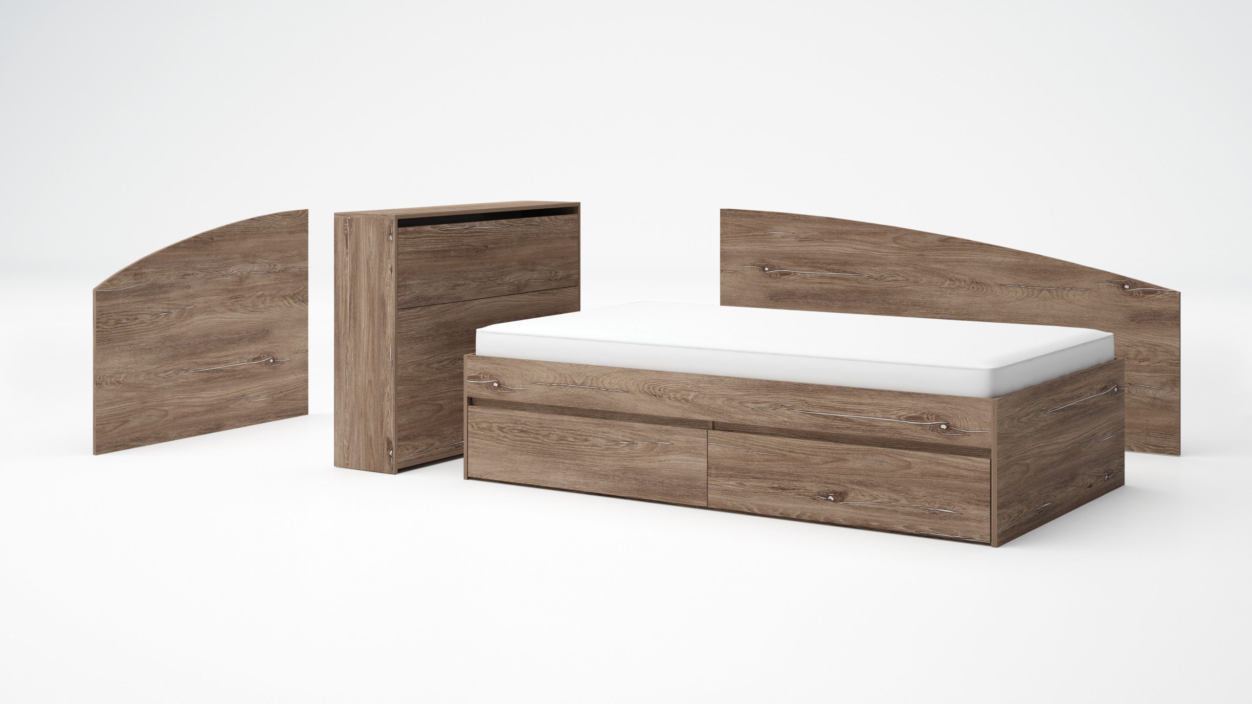 κρεβάτι με συρτάρια