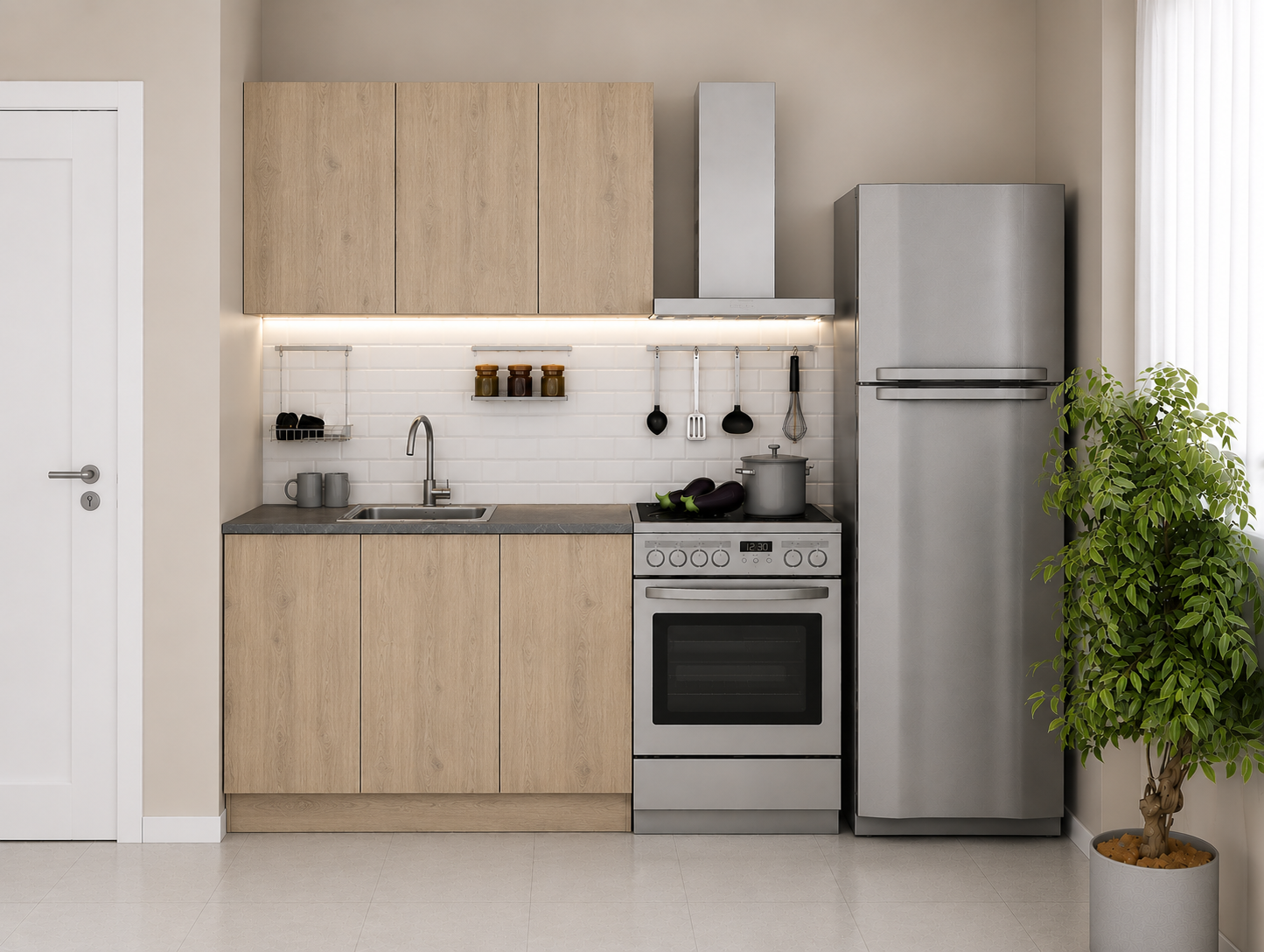 GrammiDeco - Έπιπλα | Κουζίνες | Κρεβάτια | Καναπέδες 29 Σύνθεση κουζίνας